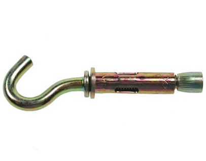 SLEEVE ANCHOR HOOK BOLT ZINC M8 X 45MM